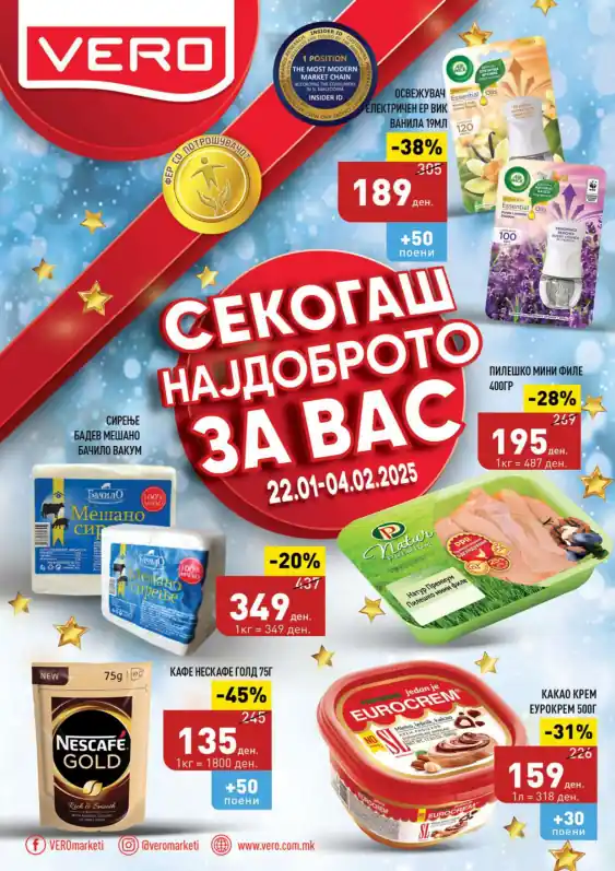 Веро каталог акции јануари 2025