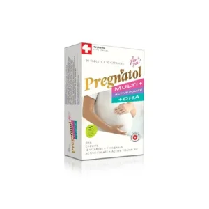 4U pharma Pregnatol Multi Active Folate DHA, 30 таблети и 30 капсули