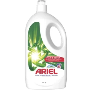 ARIEL Течен детергент Mountain Spring, 80 перења