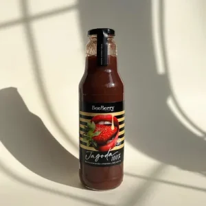BeeBerry Премиум Сок од Јагода со Мед 100% Природен | 0.75L