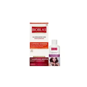 BIOBLAS Шампон Caffeine + ginseng 360мл