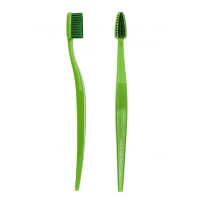 BIOBRUSH B Adult green органска четка за заби за возрасни – зелена