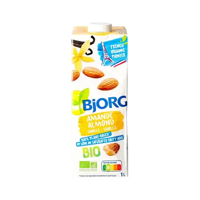BJORG Органски растителен пијалак од бадем и ванила – 1 л.