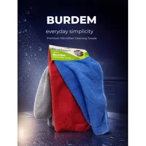 BURDEM Комплет 3 микрофибер крпи за чистење
