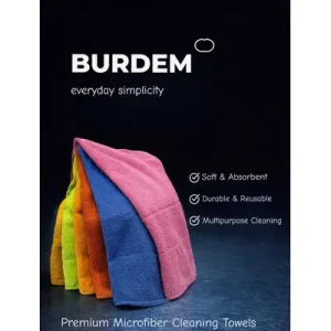 BURDEM Комплет 5 микрофибер крпи за чистење