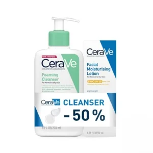 Cerave пенлив гел за чистење и хидратантен крем