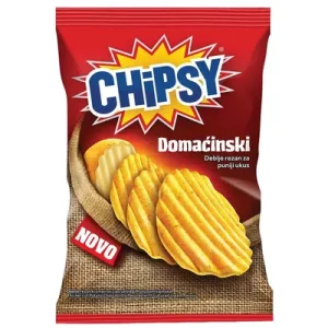 Chipsy Домаќински чипс со кајмак 140гр