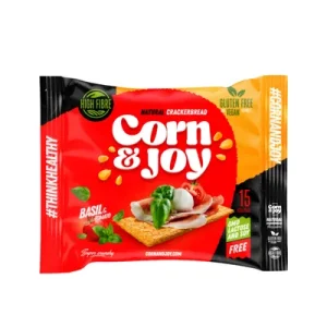 Corn&Joy Безглутенски крекери со босилек и домат 80гр