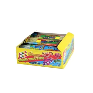 CUNGA LUNGA Гуми за џвакање Big Gum Maxi Tattoo, кутија
