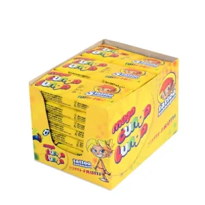 CUNGA LUNGA Гуми за џвакање Mega Tutti Frutti, кутија