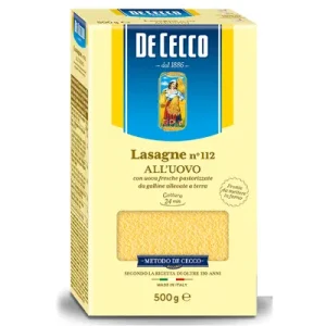 DE CECCO Лазања со јајца 500гр.