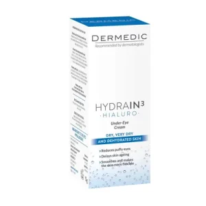 DERMEDIC Крема за околу очи hydrain3 hialuro, 15gr