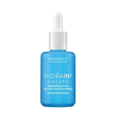 DERMEDIC Серум за лице, врат и деколте hydrain3 hialuro hydrating, 30ml