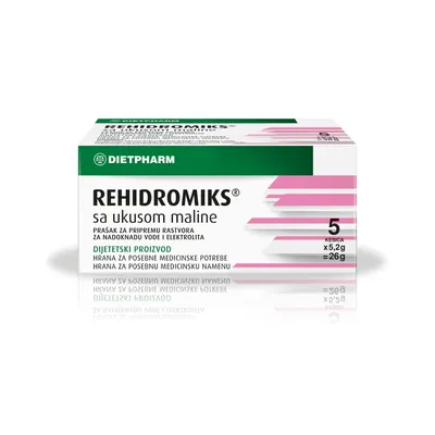 DIETPHARM Гранули со електролити за рехидратација 5×5,2 g 112476 DIETPHARM Гранули со електролити за рехидратација 5×5,2 g 112476