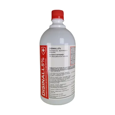DISINALL Концентрирано средство за дезинфекција 5% 1000ml DISINALL Концентрирано средство за дезинфекција 5% 1000ml