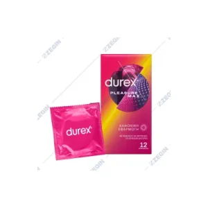 Durex PleasureMax Презервативи 12 парчиња