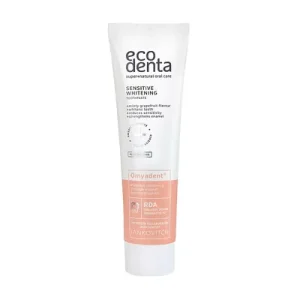 ECO DENTA Паста за заби за белеење за сензитивни заби и непца, 100мл