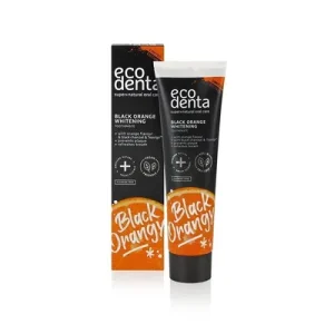 ECODENTA Црна паста за избелување на забите со вкус на портокал 100 ml