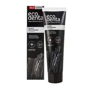 ECODENTA Паста за заби со ефект на избелување Expert Line Black Whitening 100 ml