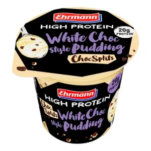 Ehrmann High protein Пудинг од бело чоколадо со чоколадни парчиња 200гр