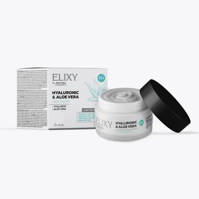 ELIXY Hyaluronic&Aloe vera Face cream 35+ – крема за нега на кожа, 50ml