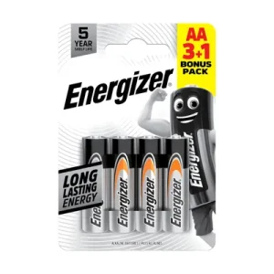 Energizer Everyday Алкални батерии АА 3+1