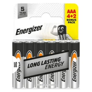Energizer Everyday Алкални батерии ААA 4+2