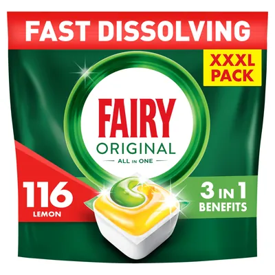 FAIRY Таблети за машина за перење садови ADW All In One, 116/1