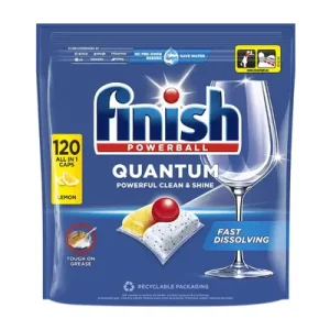 Finish Quantum All In One Капсули за машина за садови со лимон 120/1