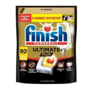 Finish Ultimate Plus Капсули за машина за садови со лимон 80/1