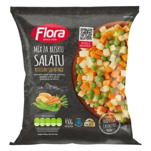 Flora Руска салата 400гр (Замрзнато)