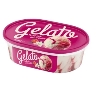Gelato Fruit mix and vanilla Сладолед од шумско овошје и ванила 1650мл (Замрзнато)