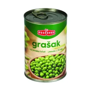 Грашок Podravka 400гр