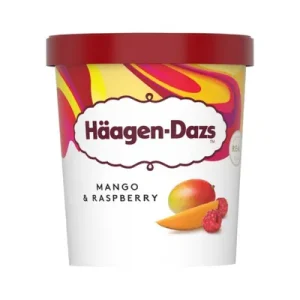 Haagen-Dazs Сладолед со манго и малина во кутија 460мл (Замрзнато)