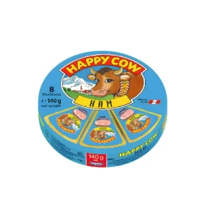Happy Cow Ham Топено сирење 120гр