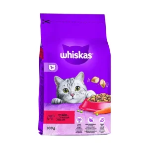Храна за мачки Whiskas 300гр Говедско 14/1