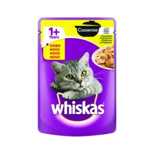 Храна за мачки Whiskas 85гр Пилешко Касероли 28/1