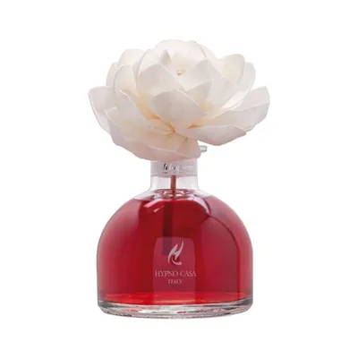 HYPNO-CASA ITALY Роза цветен дифузер дифузер за простории, Pomegranate, 250 ml