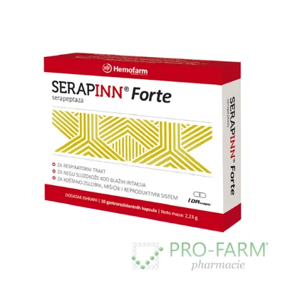 INNVENTA SERAPINN Forte Капсули 120.000 SPU x 10 INNVENTA SERAPINN Forte Капсули 120.000 SPU x 10
