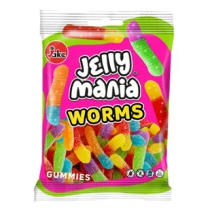 Jelly Mania Worms Гумени бонбони 100гр