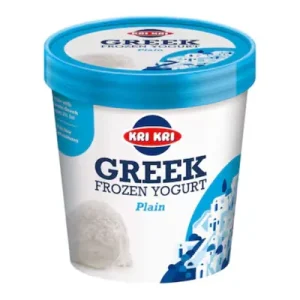 Kri Kri Frozen Yogurt Plain Сладолед од грчки јогурт 450мл (Замрзнато)