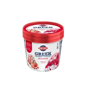 Kri Kri Frozen Yogurt Сладолед со јагода 105мл (Замрзнато)