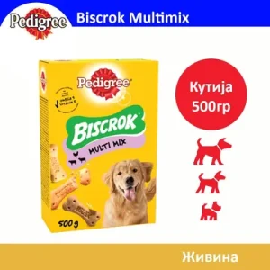 Кучешки грицки Pedigree 500гр Biscrok