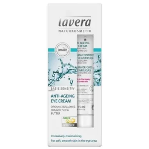 LAVERA Basis sensitiv anti-age крема за околу очи за зрела кожа со q10 – 15 мл.