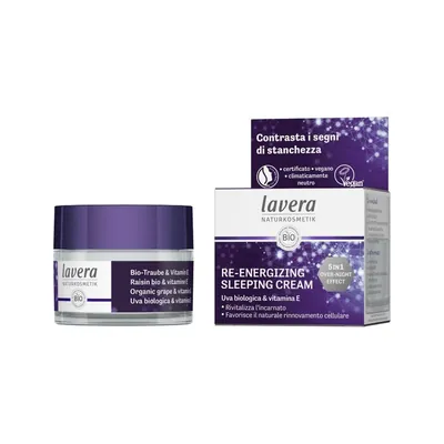 LAVERA Re-energizing ноќна крема за хидратација на зрела кожа – 50 мл.