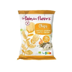 Le Pain des Fleurs Органски безглутенски чипс од леќа и кромид 50гр