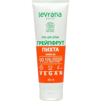 LEVRANA Daily Гел за туширање од грејпфрут и ела – 250 мл.