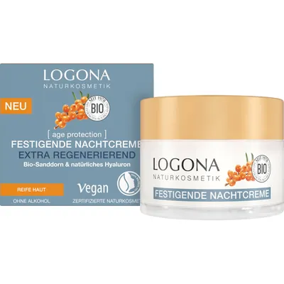 LOGONA Age protection ноќна крема за екстра регенерација на кожата LOGONA Age protection ноќна крема за екстра регенерација на кожата