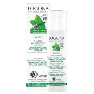 LOGONA Флуид матирачки со нане и салицилна киселина 30ml