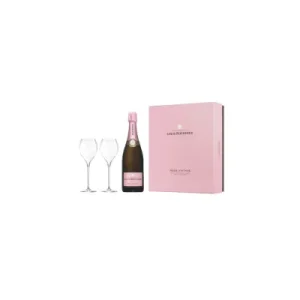 LOUIS ROEDERER Шампањ Brut Rose+2чаши 28.5цл 0,75